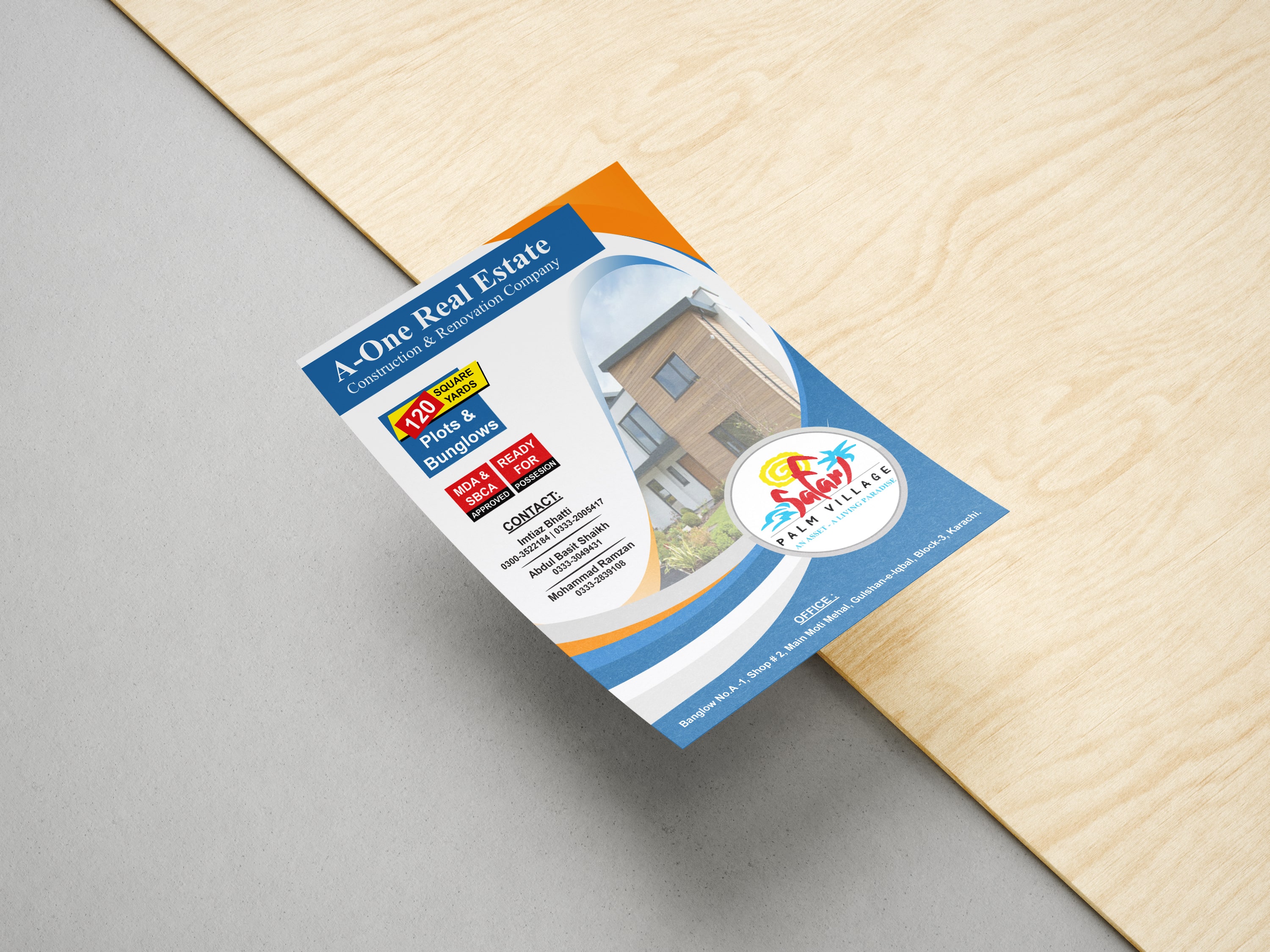 A5 modern flyer design Illinois marketing