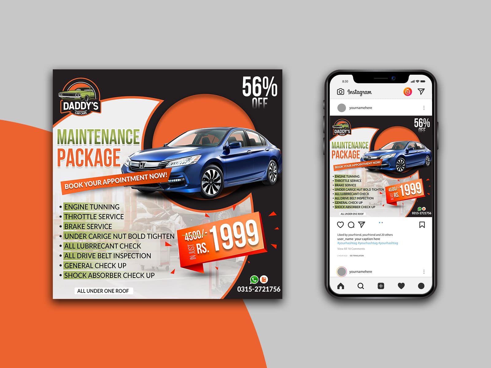 Adobe Photoshop Social Media Post Design Illinois