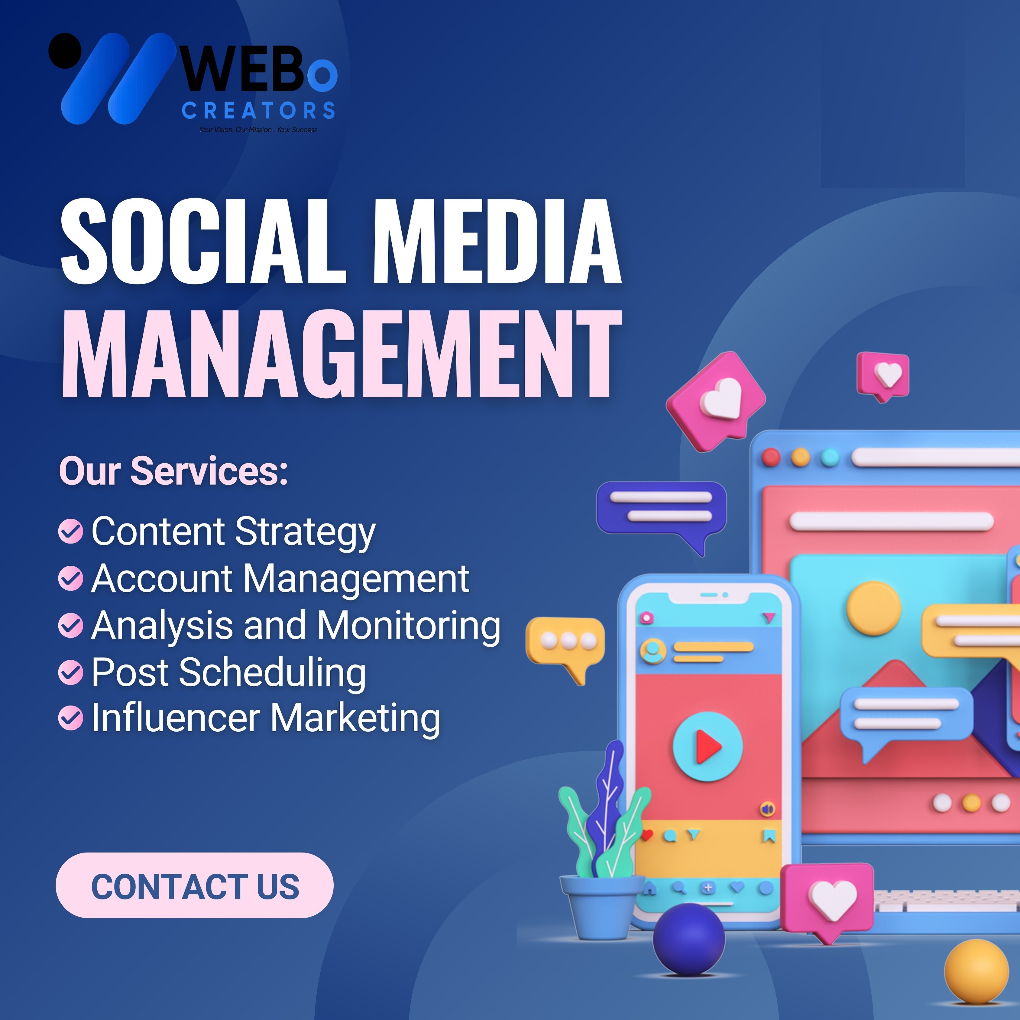 Social Media Management Services, Marketing & Optimization Company in Illinois