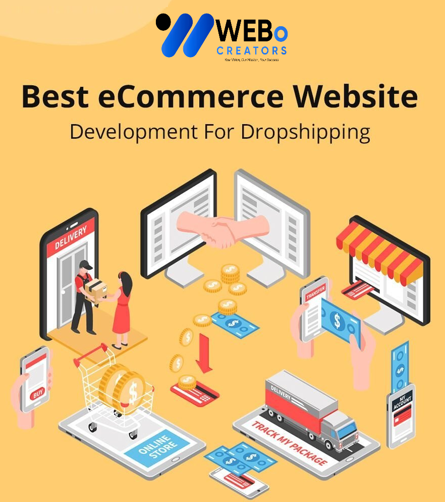 Modern Shopify dropshipping store design for online selling in Illinois 2026